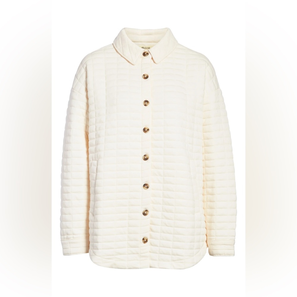 Madewell Quilted Shirt Jacket - NWT